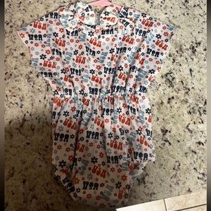 USA Boutique Romper 2T With Matching Piggies Never Worn Comes Together